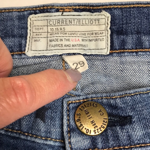 Current Elliot Jeans Star Print Ankle Skinnies - Picture 4 of 8